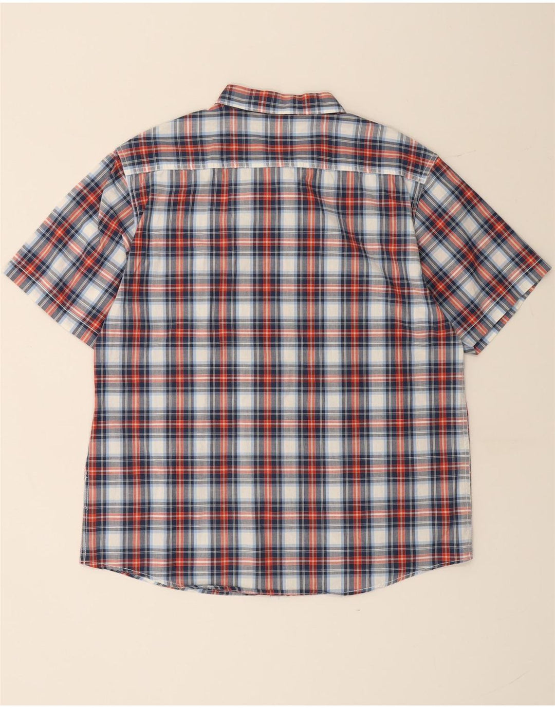 URBAN SPIRIT Chemise à Manches Courtes Homme XL Coton à Carreaux Multicolore