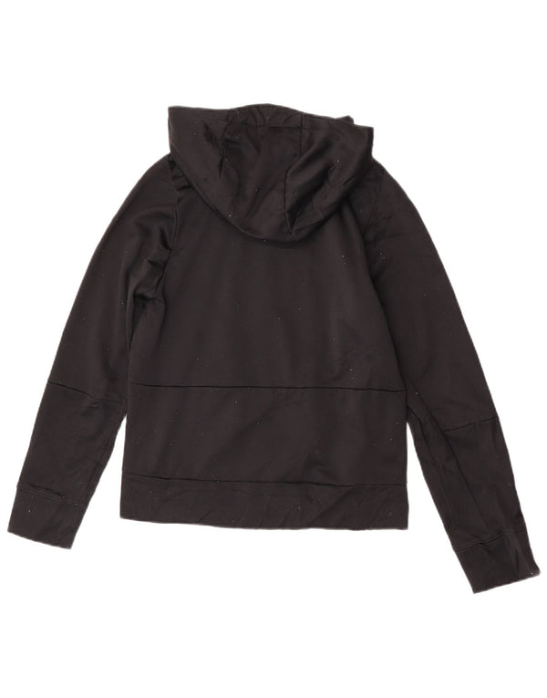 Nike Sweat à capuche zippé graphique pour fille 12-13 ans Noir Taille L