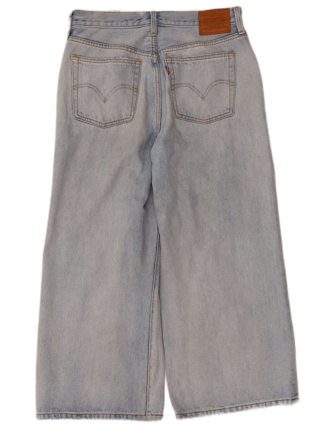 Levi's Jean Large Cropped Femme W28 L23 Bleu Coton