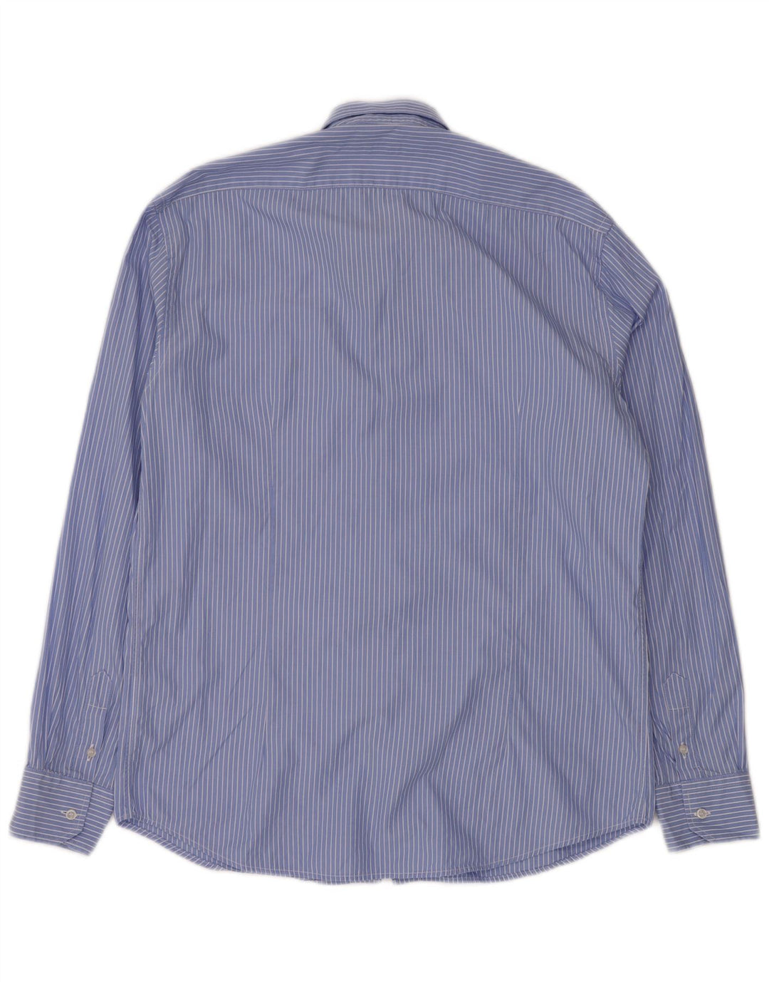 Chemise classique en coton à fines rayures bleu moyen pour hommes Brooksfield