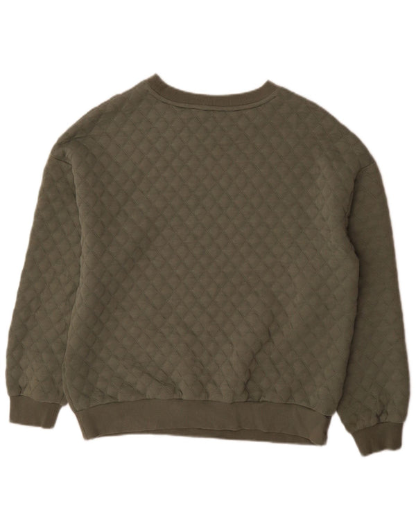Marks & Spencer Pull-over surdimensionné pour femme UK 12 Kaki moyen