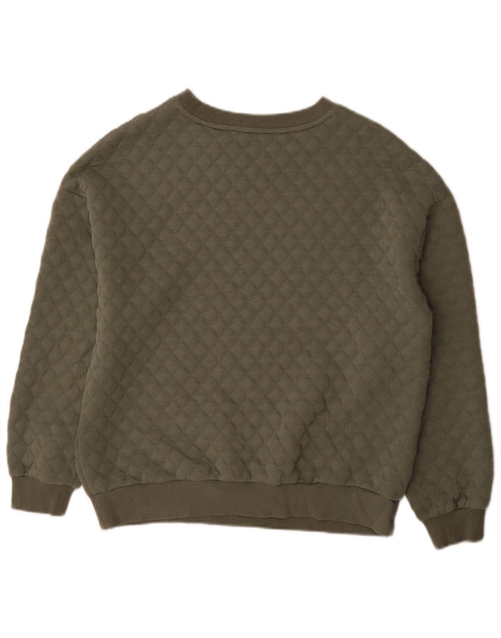 Marks & Spencer Pull-over surdimensionné pour femme UK 12 Kaki moyen