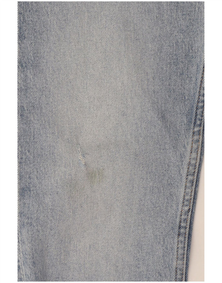 TOMMY HILFIGER Jean Slim Effet Déchiré Homme W30 L32 Bleu Coton