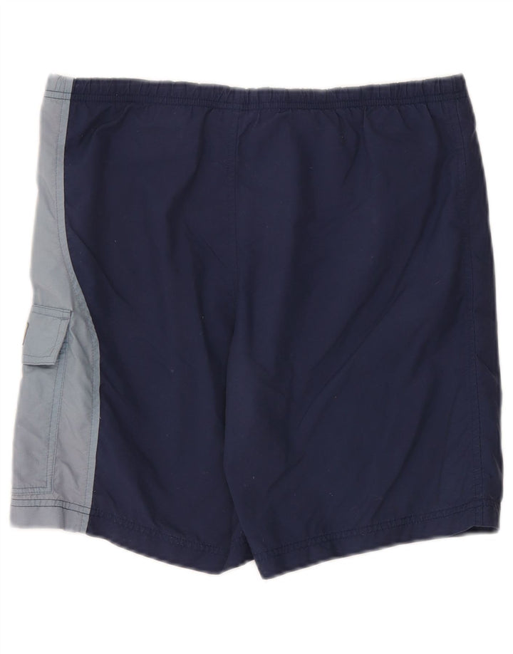 Nike Short de Bain Garçon 9-10 Ans Bleu Colorblock Polyester
