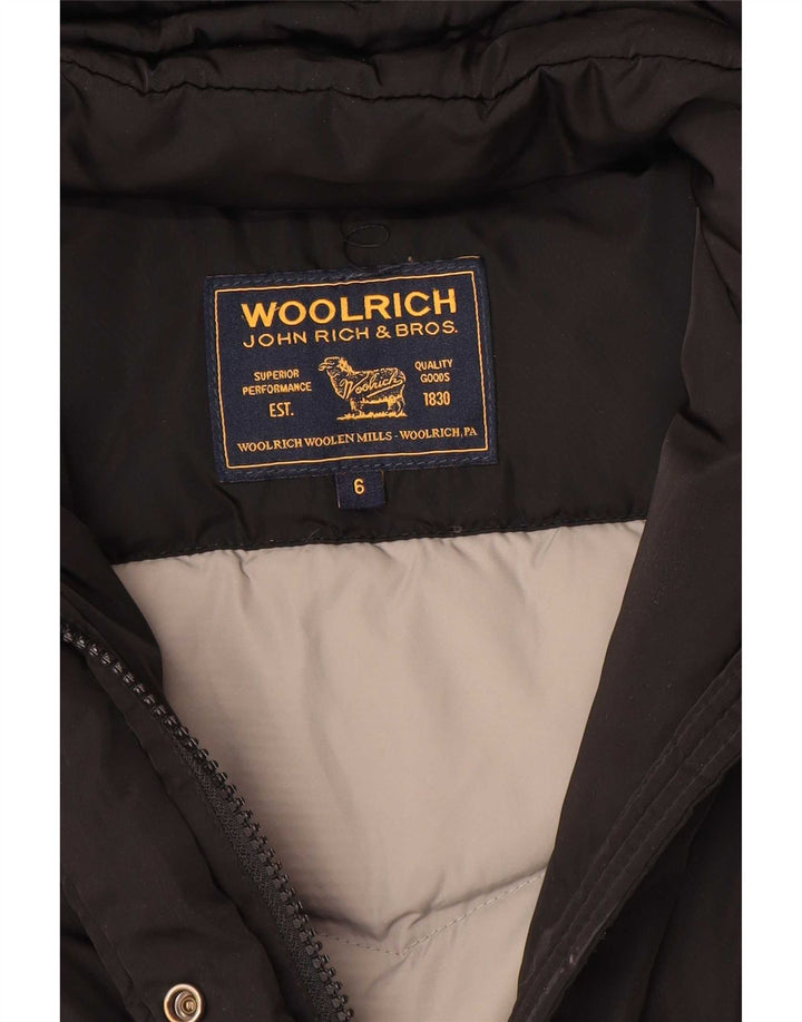Woolrich Veste matelassée à capuche pour fille 5-6 ans Noir
