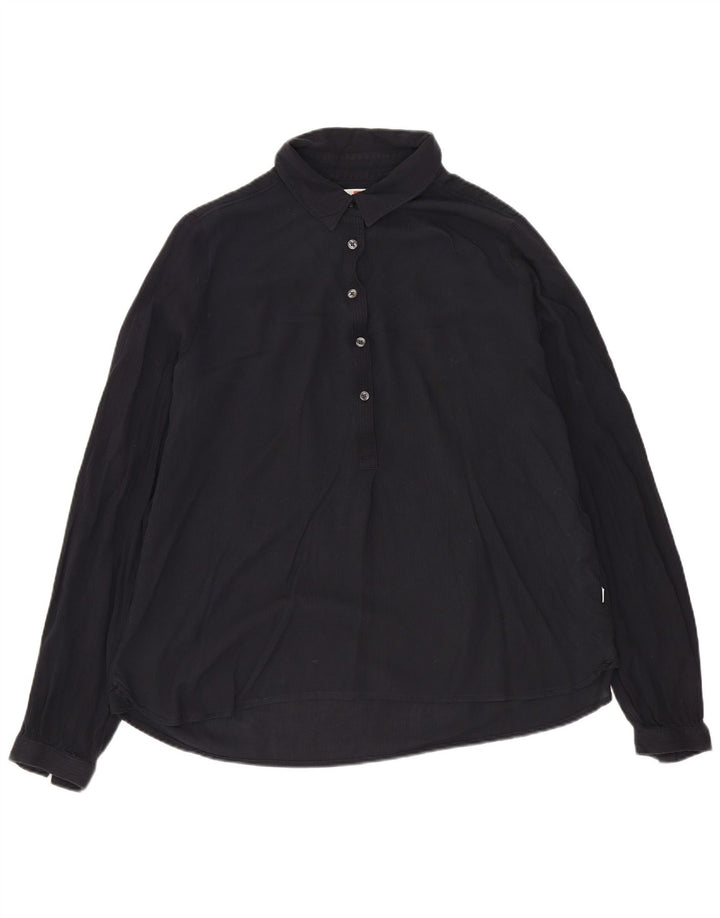 LEVI'S Chemise pull surdimensionnée pour femme UK 10 Small Noir
