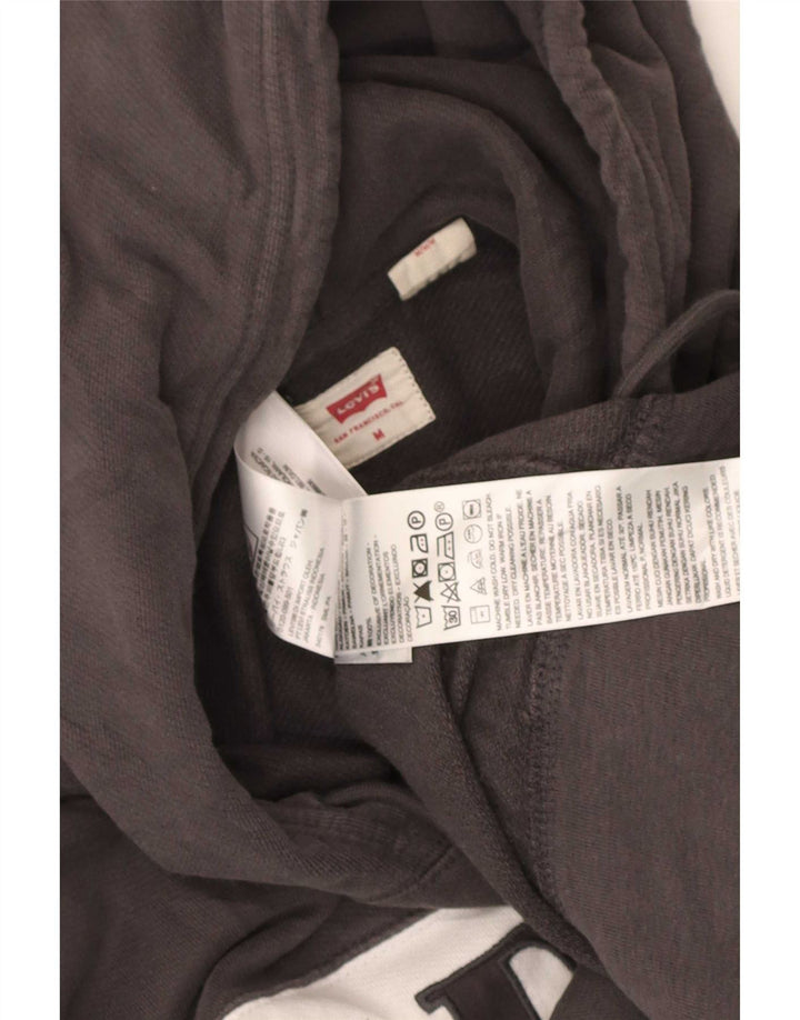 Levi's Pull à Capuche Graphique Homme Gris Moyen Coton Colorblock