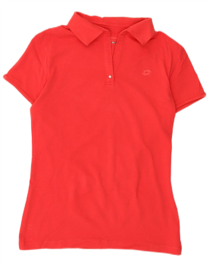 LOTTO Polo Femme UK 20 2XL Rouge Coton