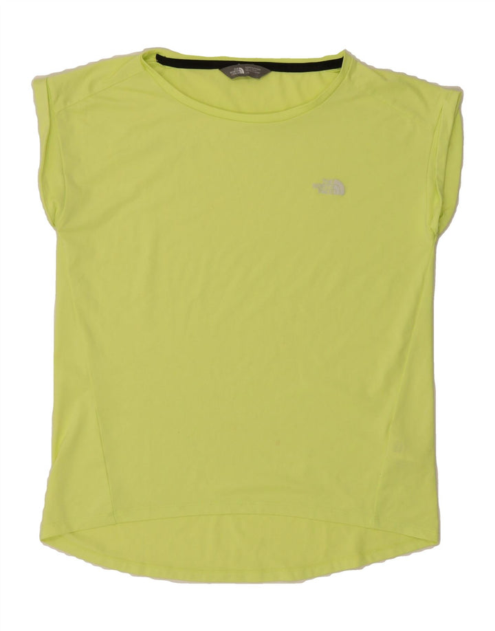 THE NORTH FACE Womens T-Shirt Top UK 16 Large Green Polyester Vintage The North Face and Second-Hand The North Face from Messina Hembry 