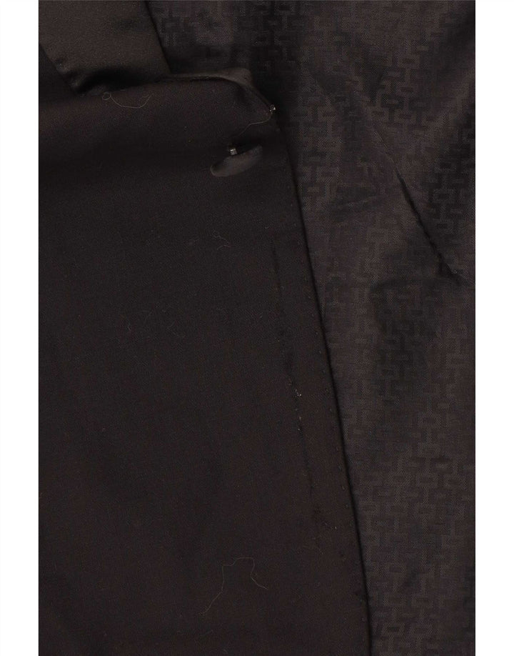 Marks & Spencer Veste blazer à 1 bouton pour homme UK 46 XL Noir Laine vierge