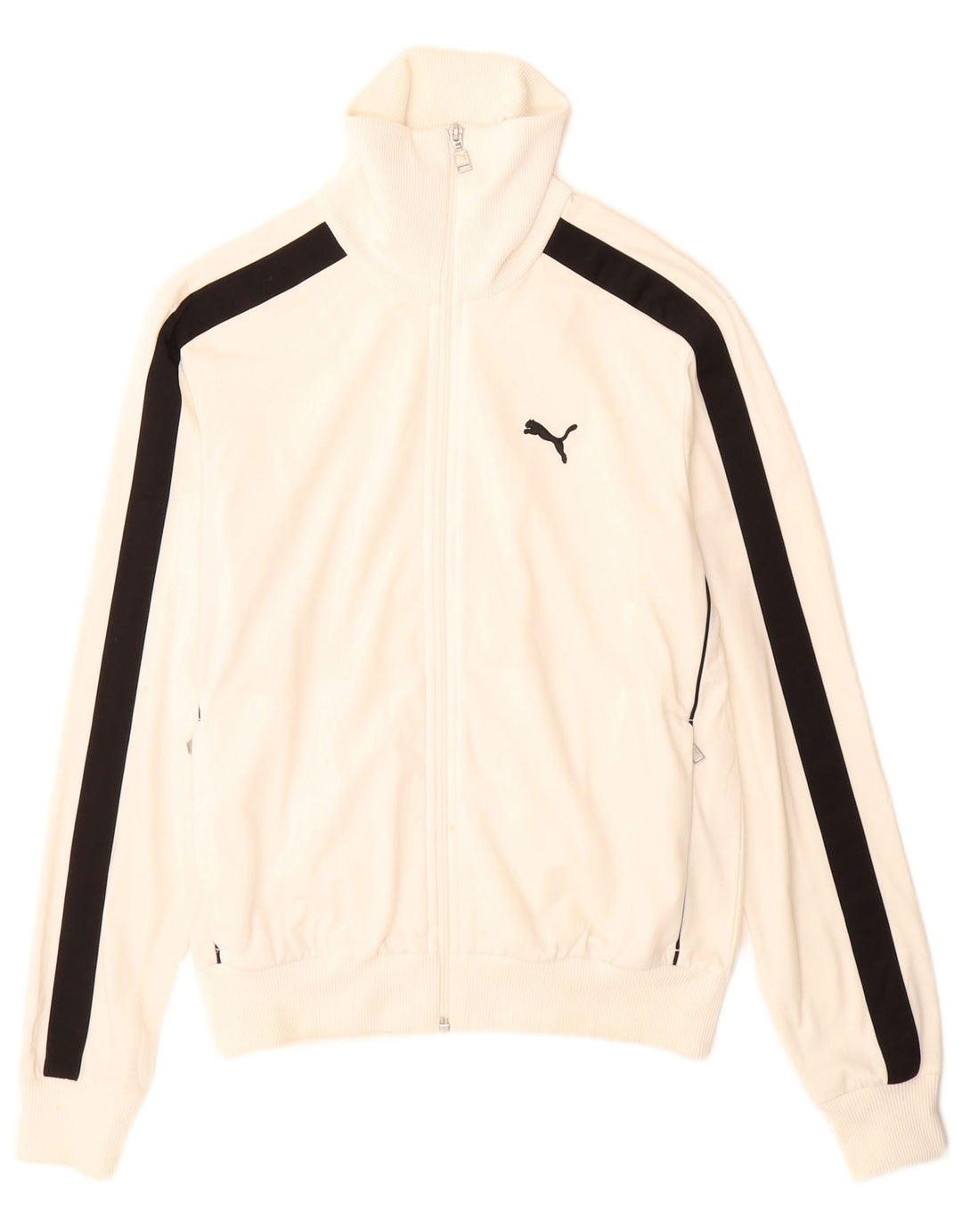 Puma Veste de survêtement pour homme Petit Blanc Colorblock Polyester