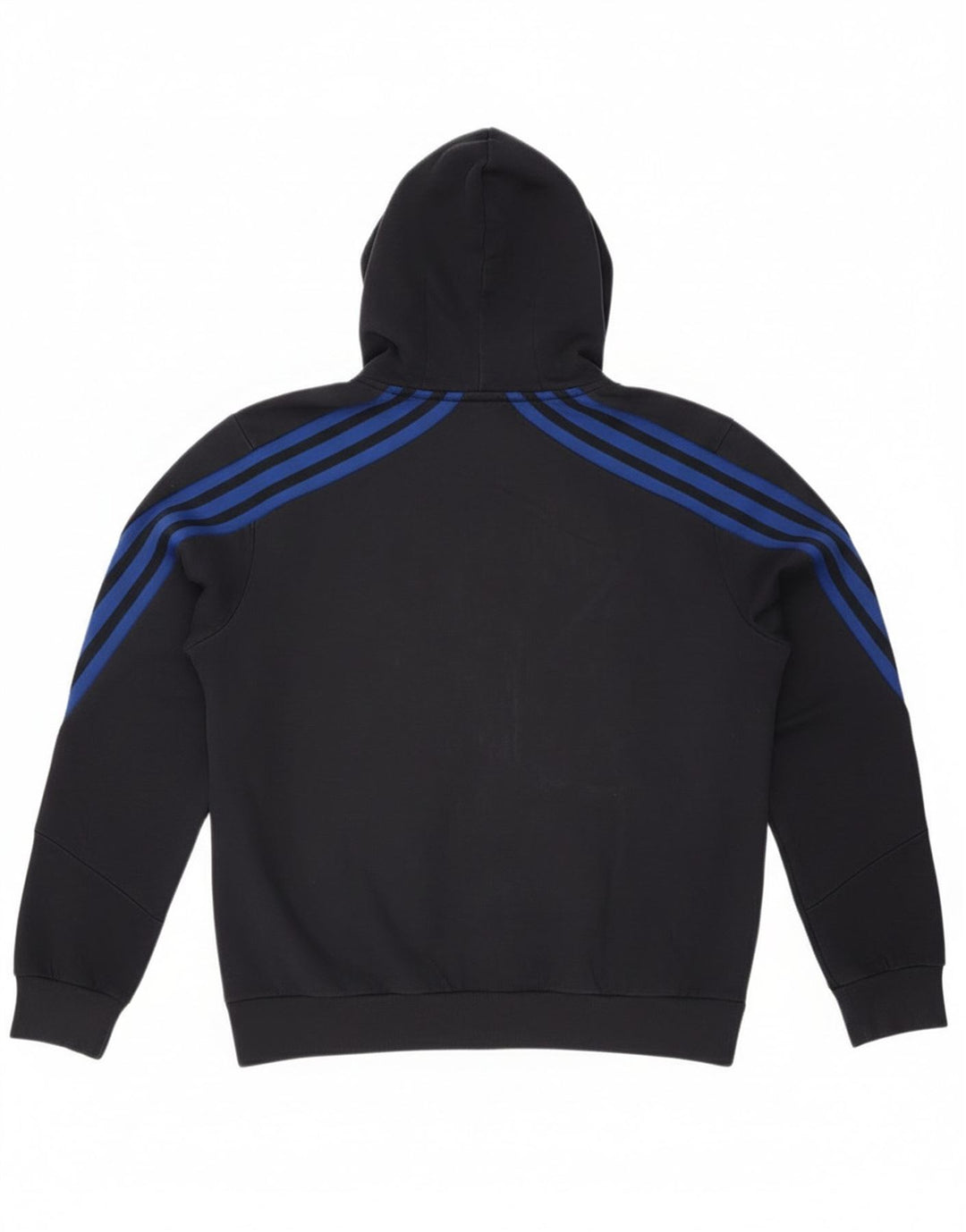 Adidas Pull à capuche zippé pour homme Grand coton bleu marine