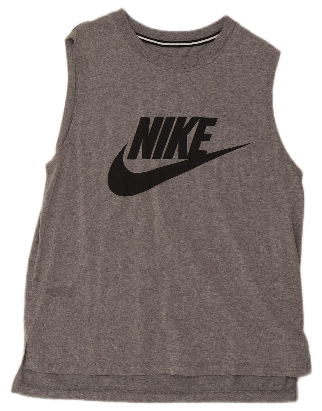 Nike Homme Débardeur Graphique Gris Moyen Moucheté Coton