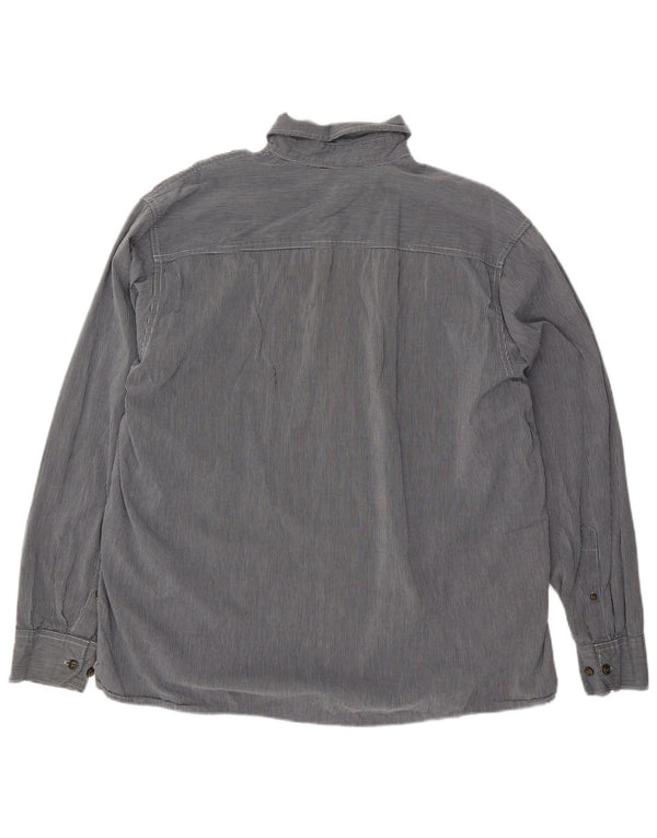 Wrangler Chemise Homme XL Bleu Rayure Coton