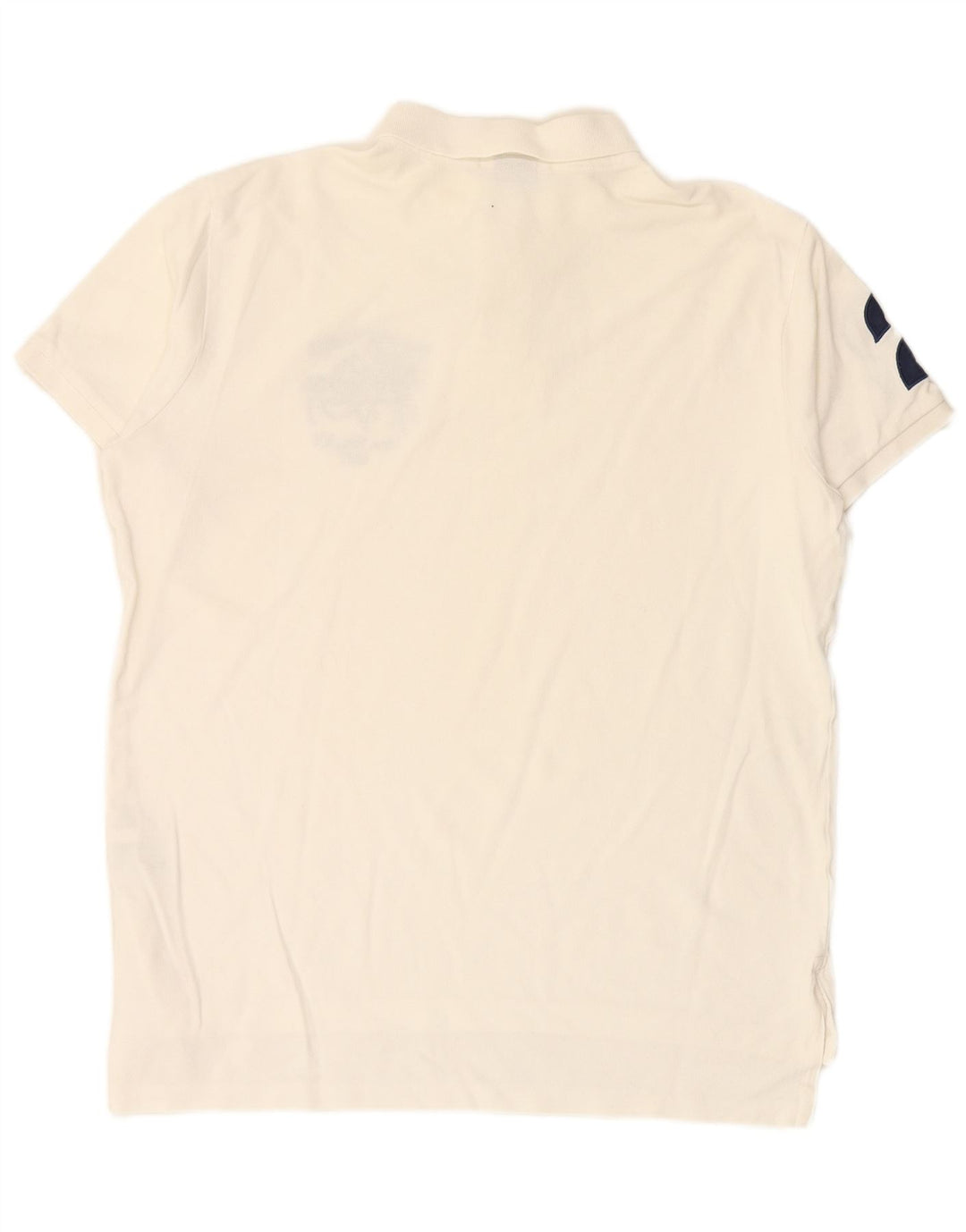 POLO RALPH LAUREN Polo de rugby coupe personnalisée pour homme Grand coton blanc