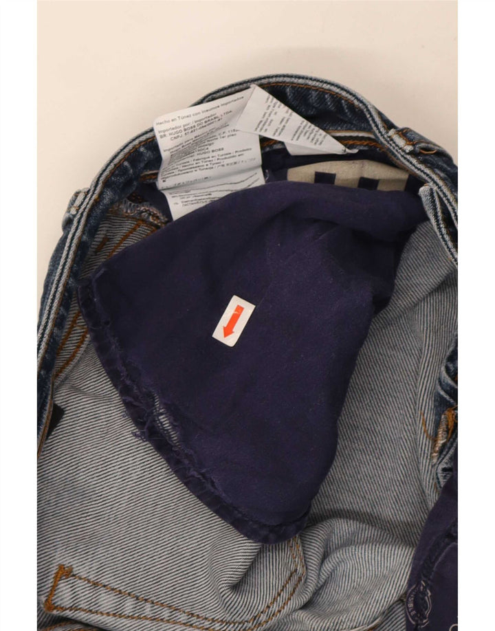 Hugo Boss Jean droit W33 L30 en coton bleu pour homme
