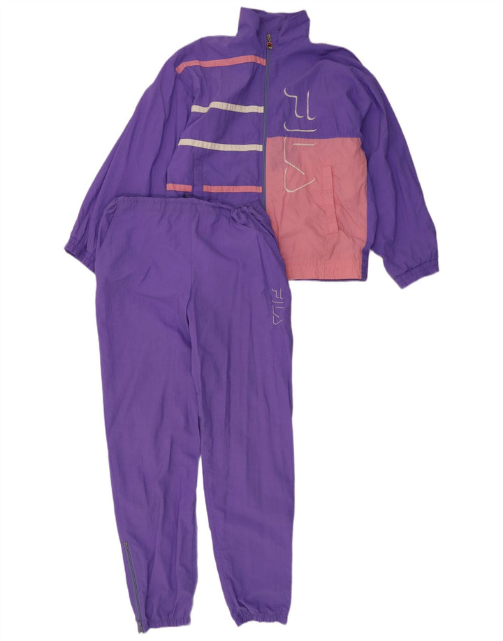 Fila Survêtement complet graphique pour femme IT 42 Violet moyen Colourblock