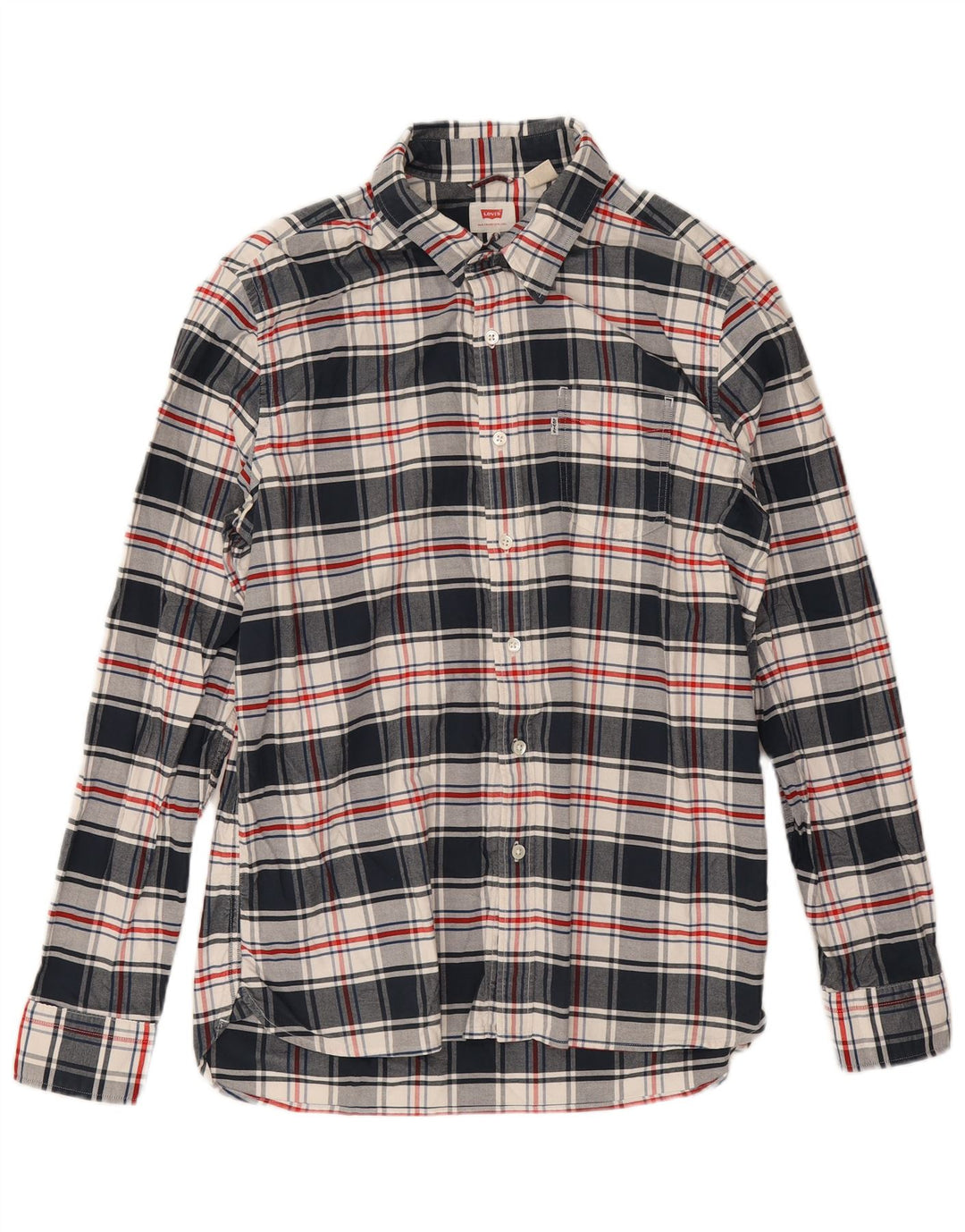Levi's Chemise Homme Large Bleu Marine Carreaux Coton
