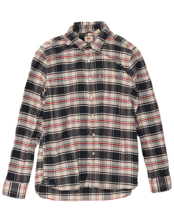 Levi's Chemise Homme Large Bleu Marine Carreaux Coton