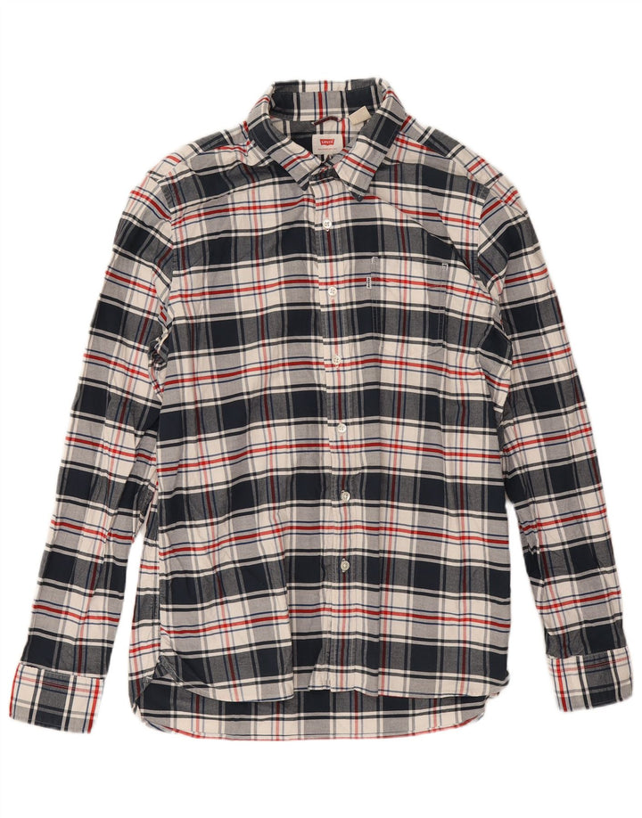 Levi's Chemise Homme Large Bleu Marine Carreaux Coton