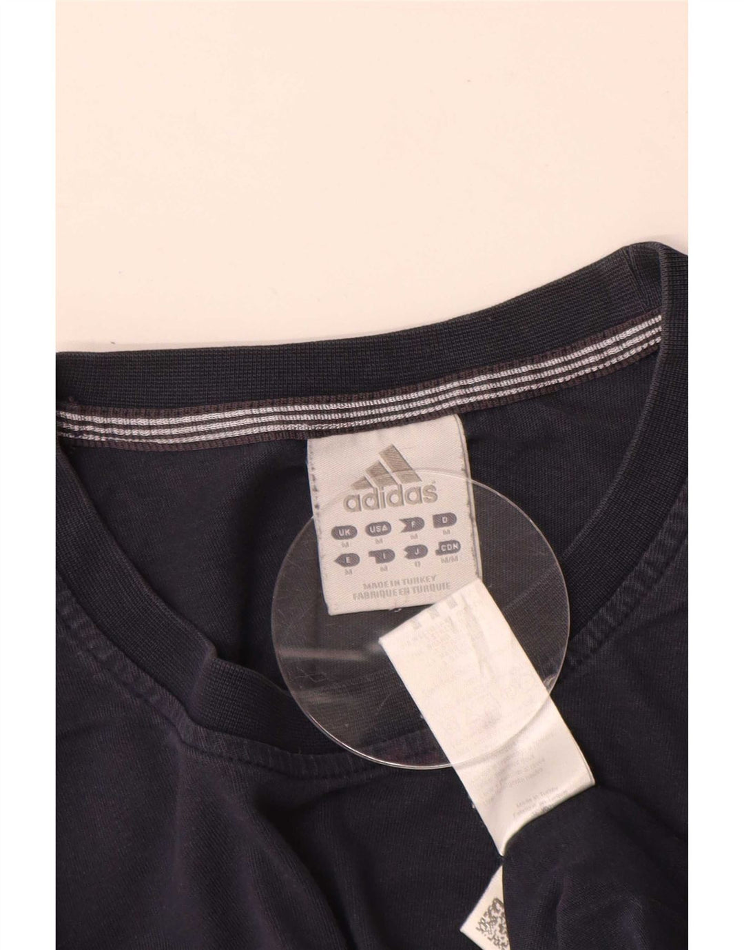 Adidas Haut à manches longues pour homme en coton bleu marine moyen