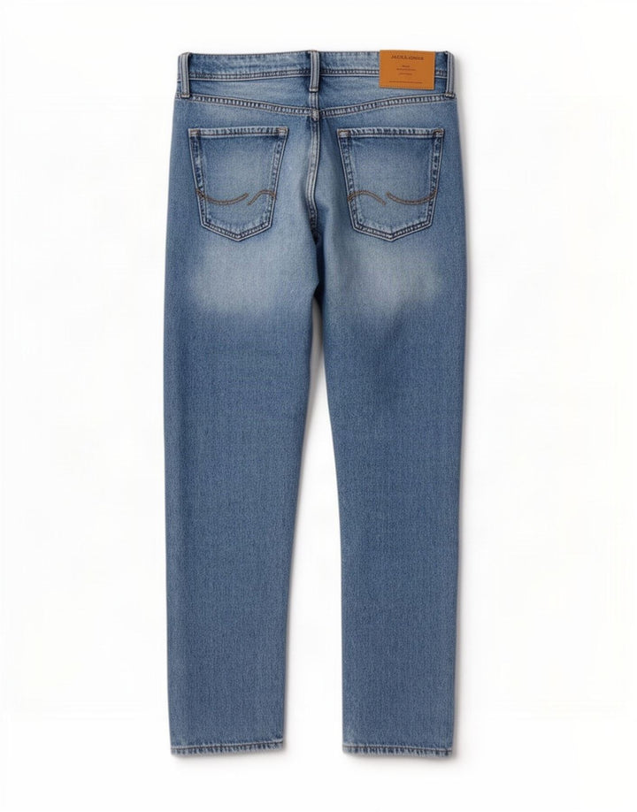 Jack & Jones Jean Droit Chris W30 L32 Homme Bleu Coton