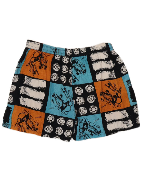 Short Homme Vintage Grand W36 Patchwork Multicolore