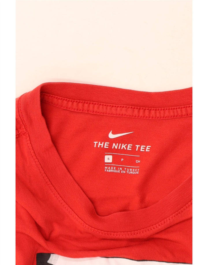 Nike T-shirt graphique pour homme en coton rouge Taille S