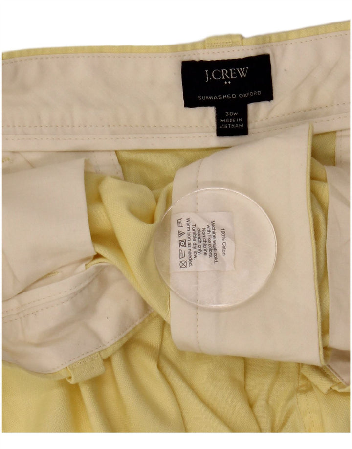 J. CREW Short Chino Homme W30 Coton Jaune Moyen