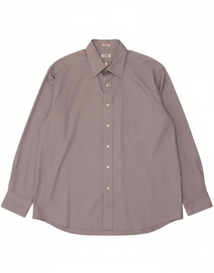 Izod Chemise Homme Taille 17 1/2 XL Coton Gris
