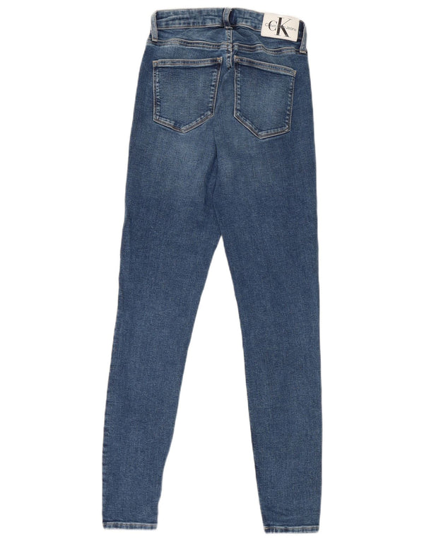 Calvin Klein Jean skinny femme W26 L27 bleu coton