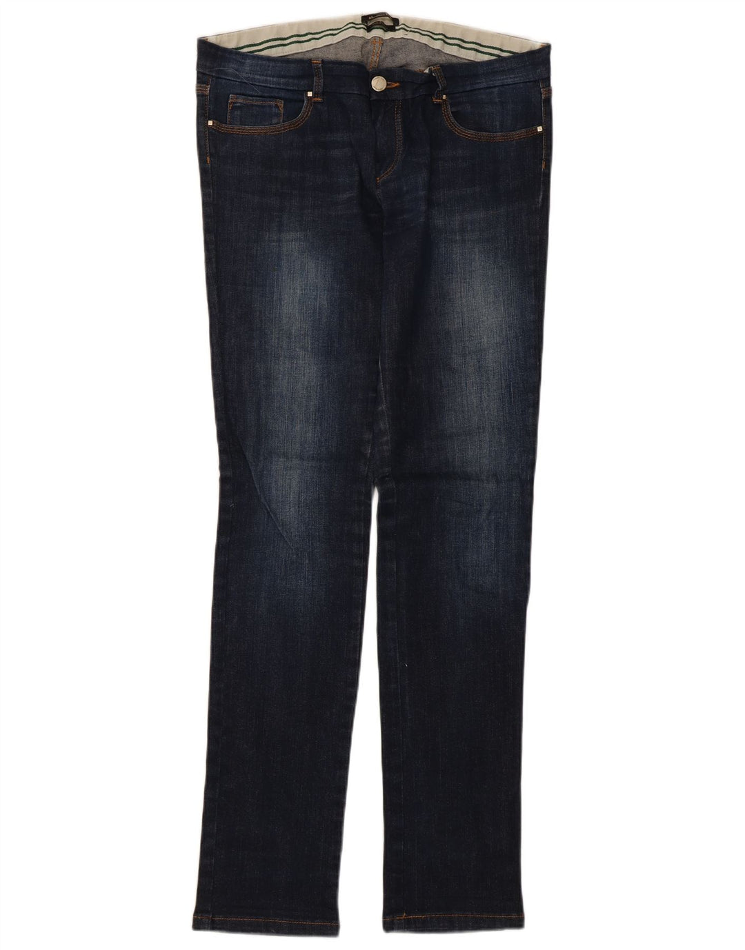 Massimo Dutti Jean Slim Femme W30 L31 Bleu Marine