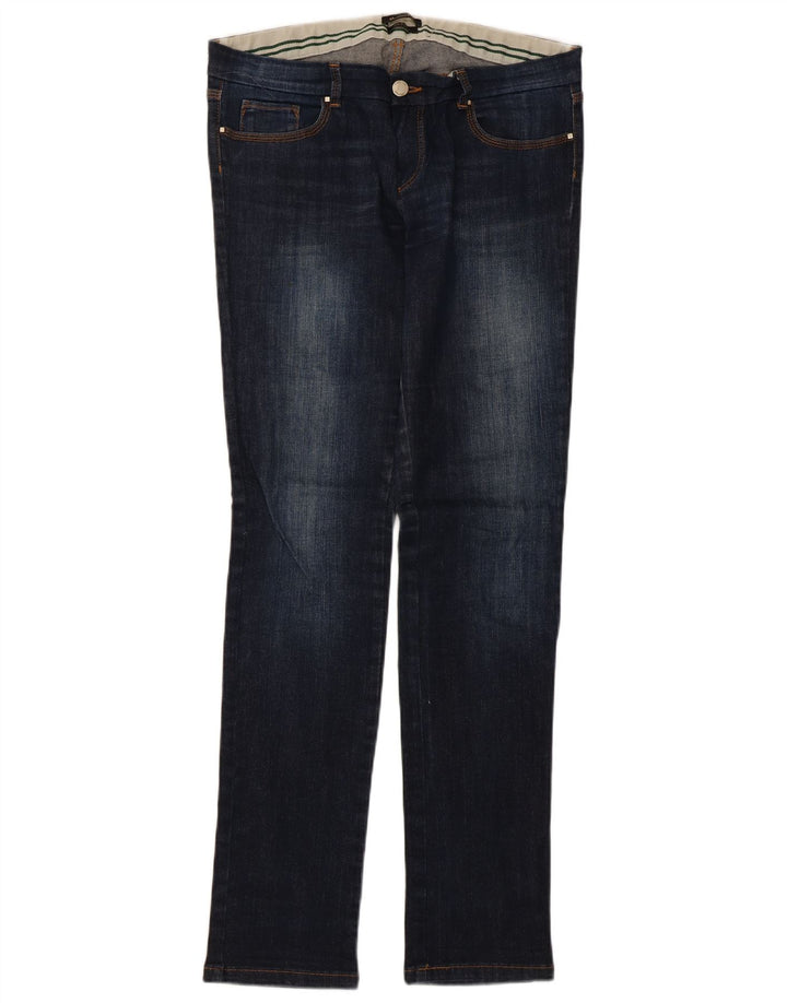 Massimo Dutti Jean Slim Femme W30 L31 Bleu Marine