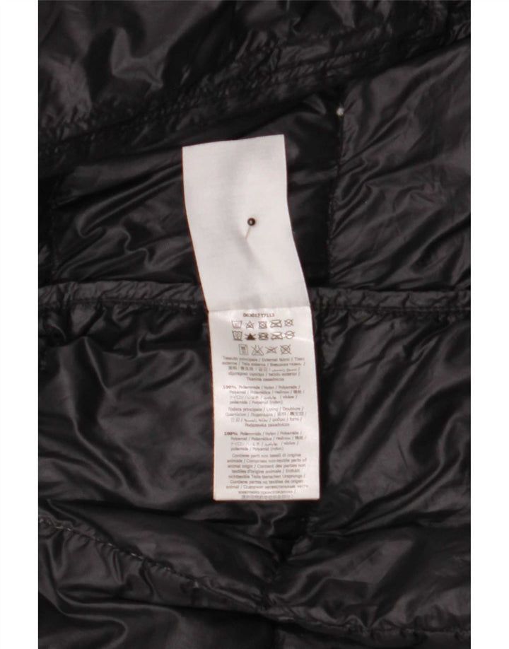 Liu Jo Veste matelassée à capuche pour femme IT 46 Large Bleu Marine Polyamide