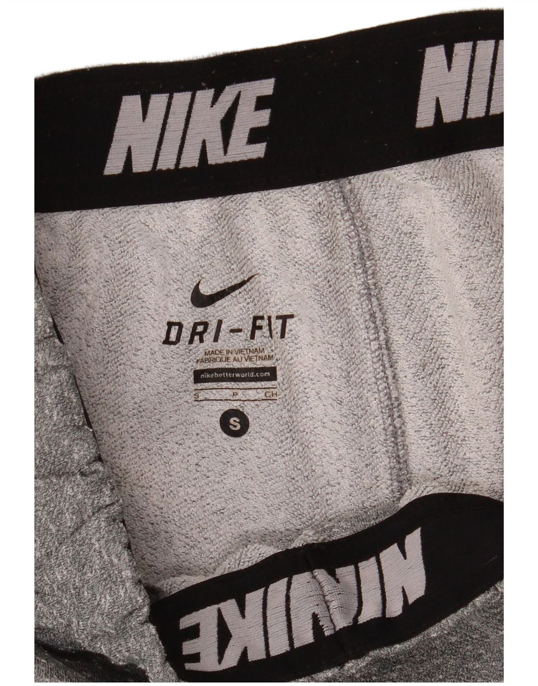 Nike Pantalon de survêtement Dri Fit pour homme en polyester moucheté Petit gris