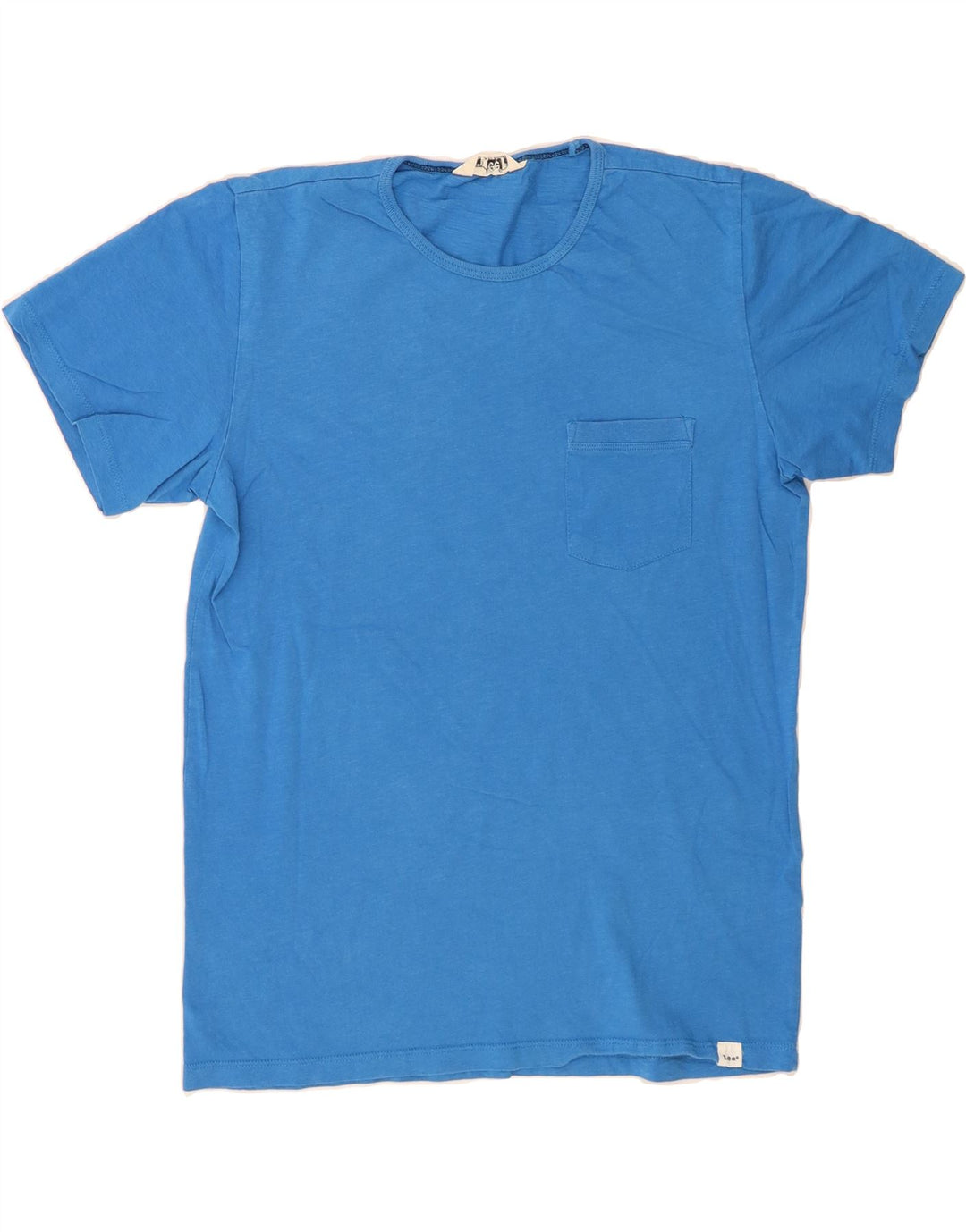 LEE Mens T-Shirt Top Small Blue Vintage Lee and Second-Hand Lee from Messina Hembry 