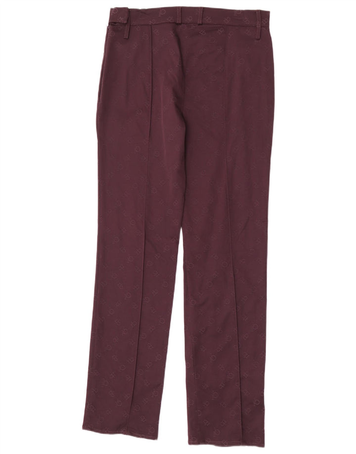 Roccobarocco Pantalon décontracté à motif abstrait pour femme IT 44 Medium W30 L30 B