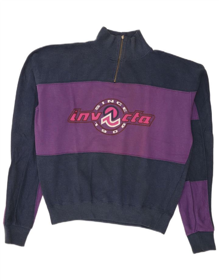 Invicta Sweat-shirt graphique pour homme Bleu marine moyen Colourblock