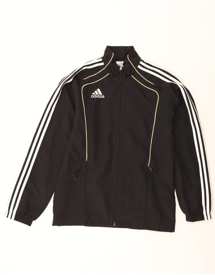 Adidas Veste de survêtement pour homme UK 34/36 Petit Noir Polyester
