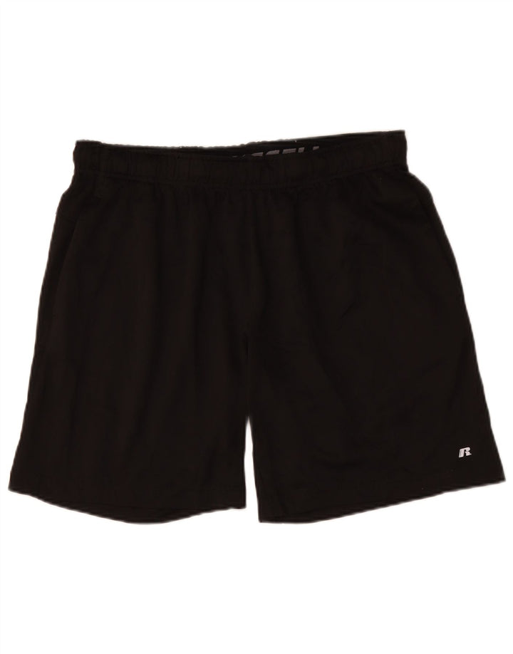 RUSSELL ATHLETIC Short de Sport pour Homme Grand Noir Polyester