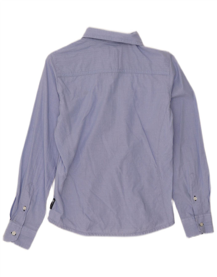 Armani Junior Chemise Garçon 11-12 ans Bleu Coton