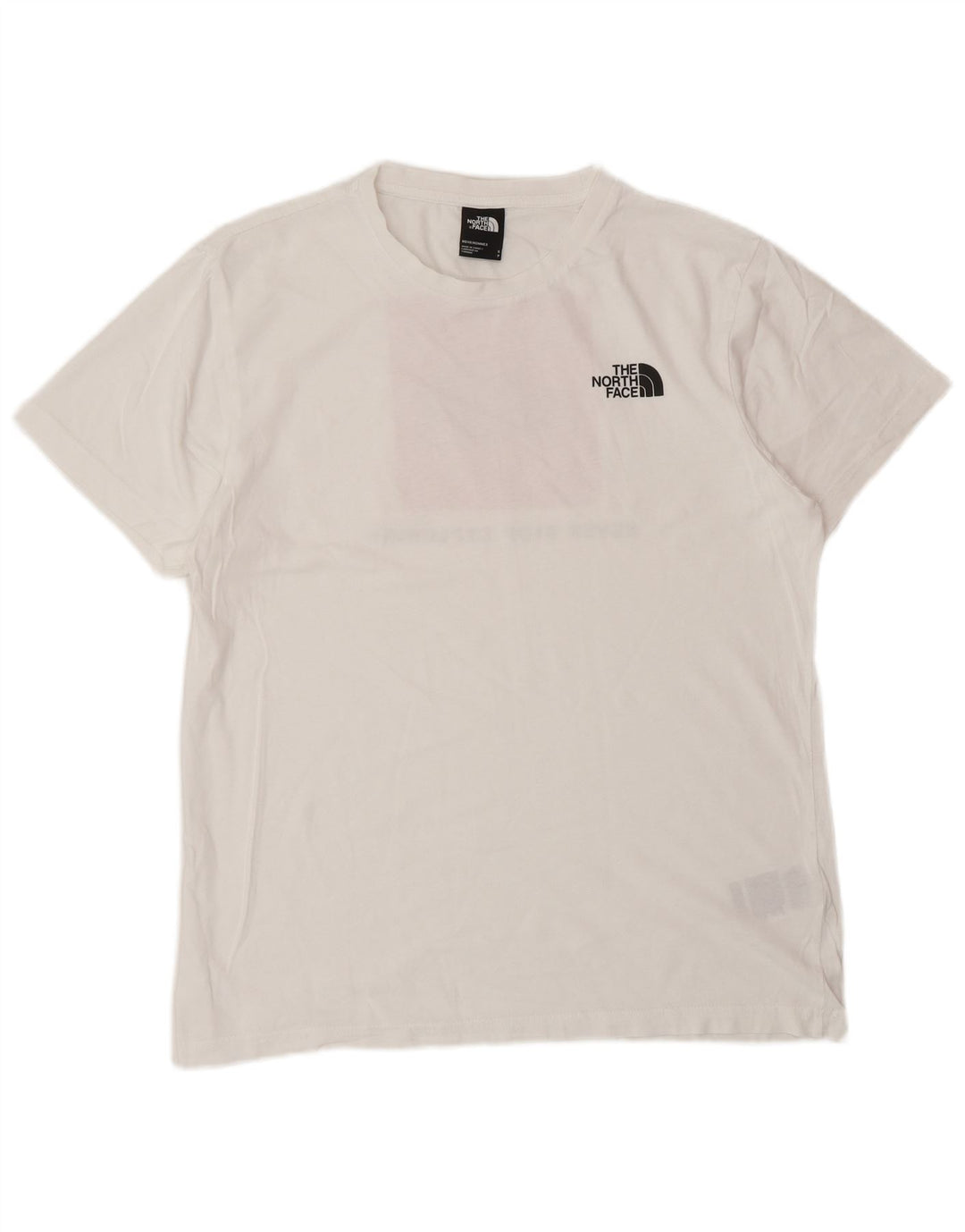 THE NORTH FACE T-shirt graphique pour hommes, petit, en coton blanc