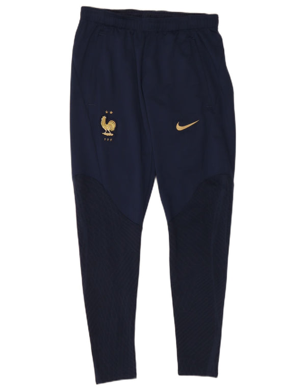 Nike Pantalon de survêtement coupe slim France National Rugby pour homme Bleu marine Taille S