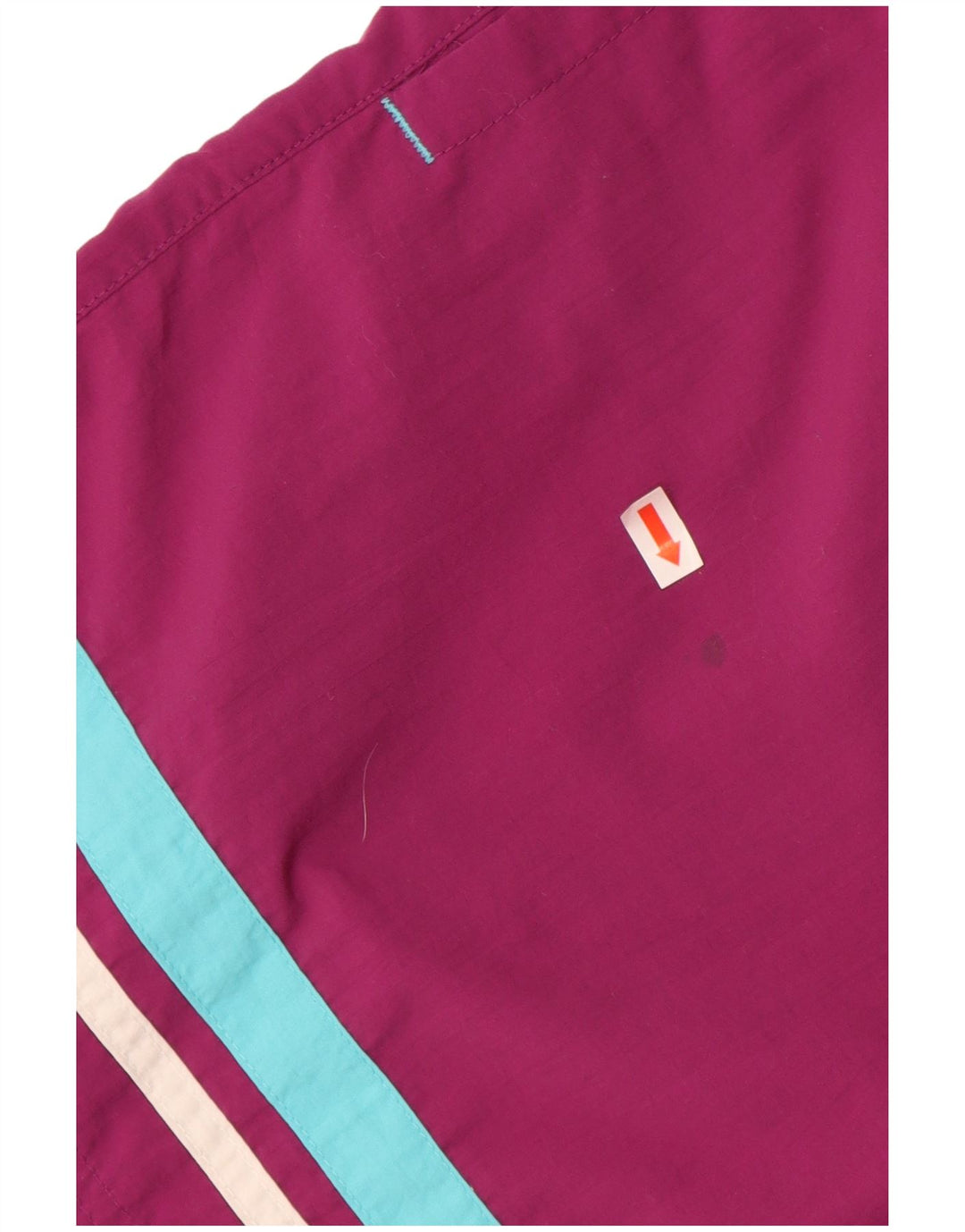 FILA Short de Sport Homme Violet Moyen Rayé Polyamide