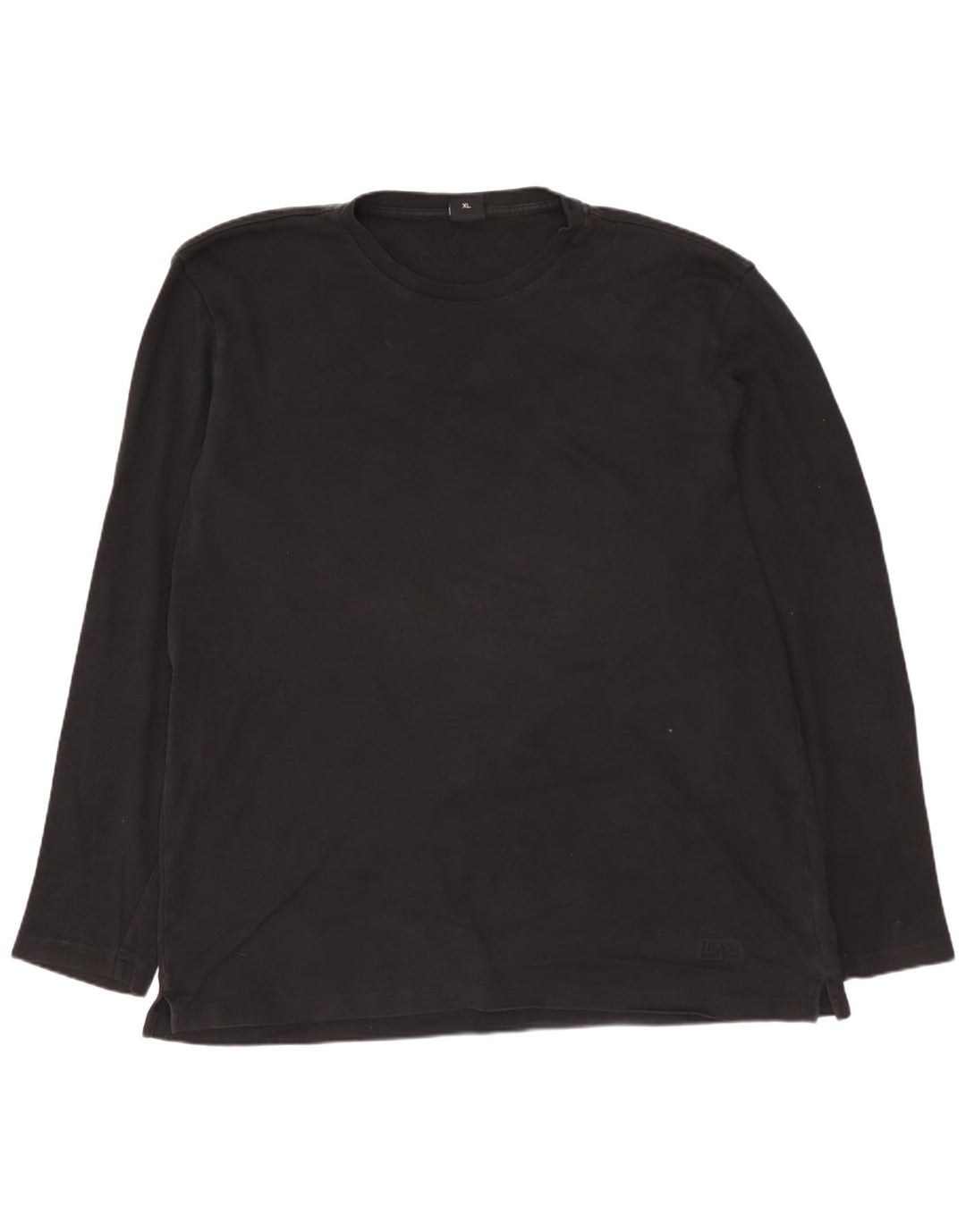 HUGO BOSS Homme Top Manches Longues XL Noir Coton