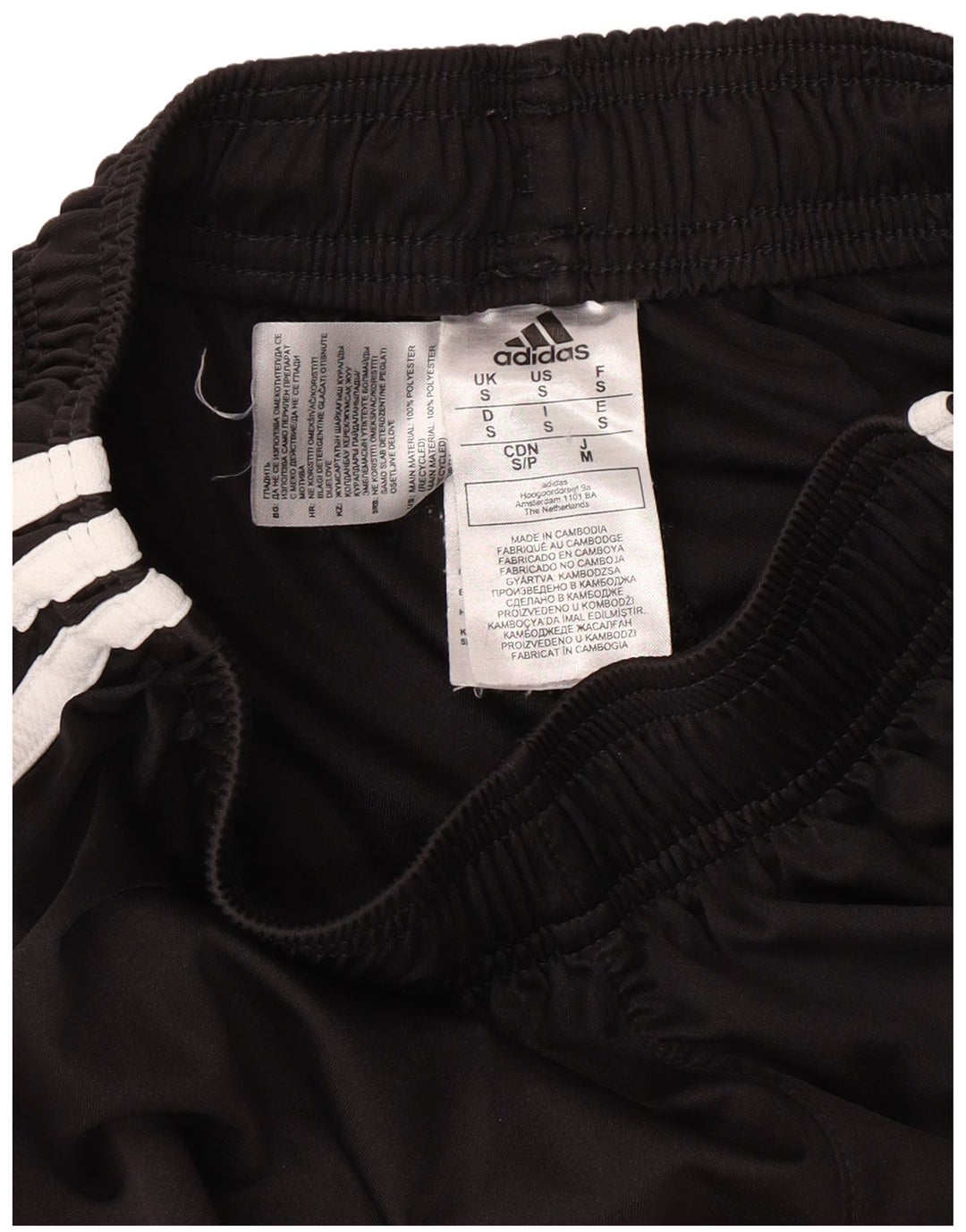 ADIDAS Short de sport pour hommes Petit Noir Polyester Sports