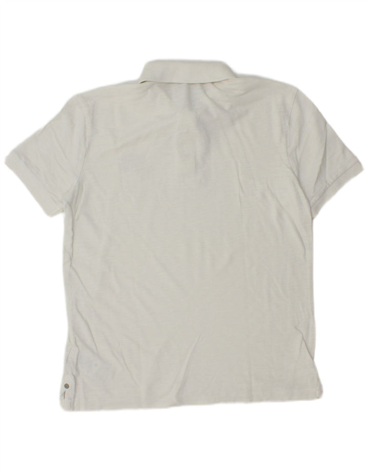 NAPAPIJRI Polo Geographic Homme Petit Blanc Coton