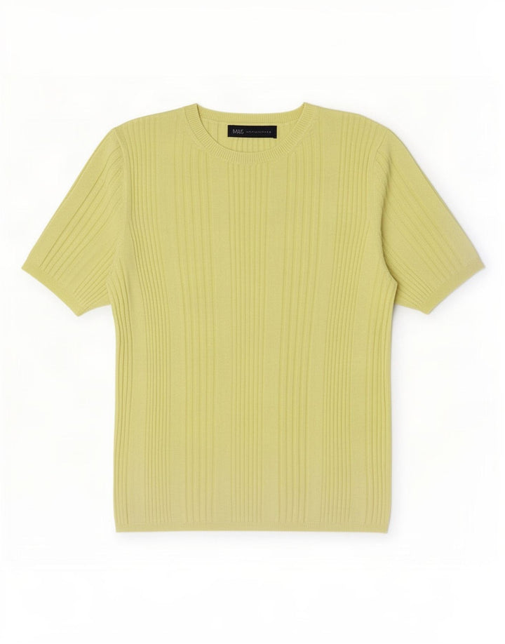 Marks & Spencer Pull col bateau pour femme UK 12 Jaune moyen