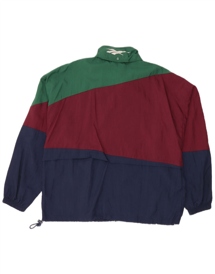 Reebok Veste de survêtement pour homme UK 40 Large Multicolore Colourblock