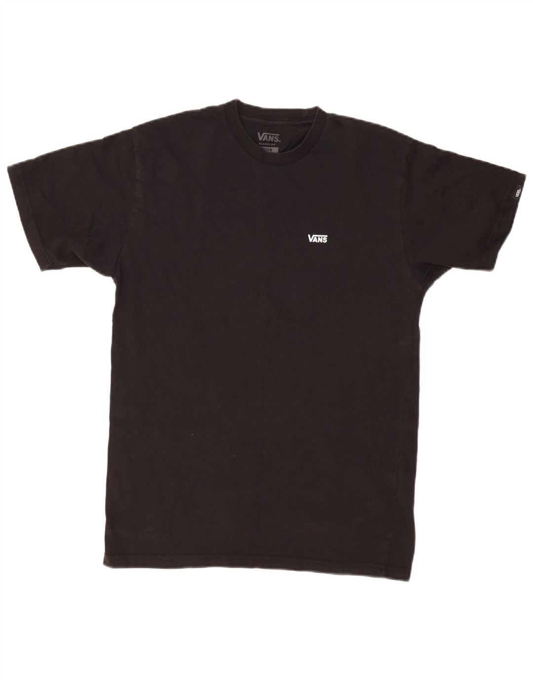 Vans T-shirt coupe classique pour homme en coton noir moyen